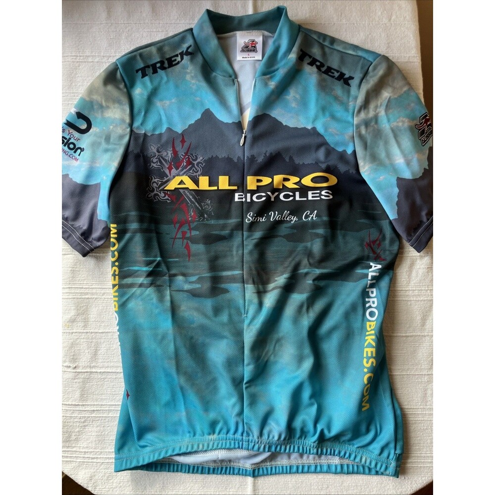 Allpro Bicycles Jersey Men’s L Simi Valley Trek Share The Road